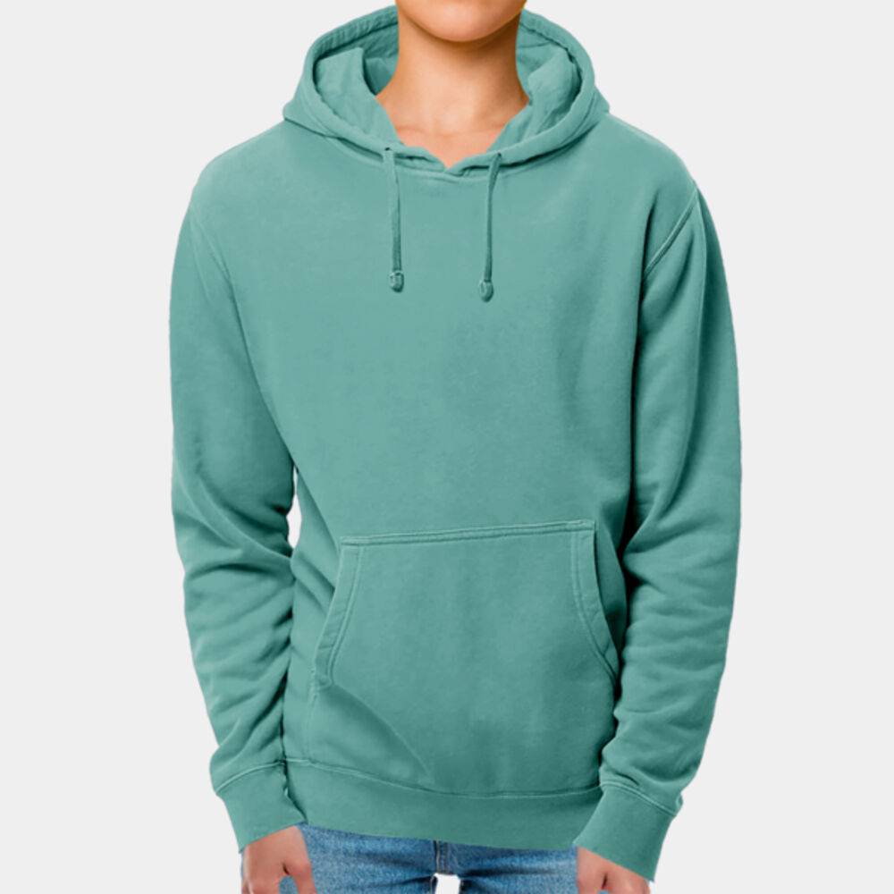 Midweight Pigment-Dyed Hooded Sweatshirt (WMN) Thumbnail