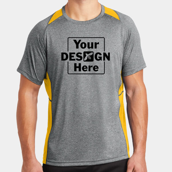 Heather Colorblock Contender Tee Thumbnail